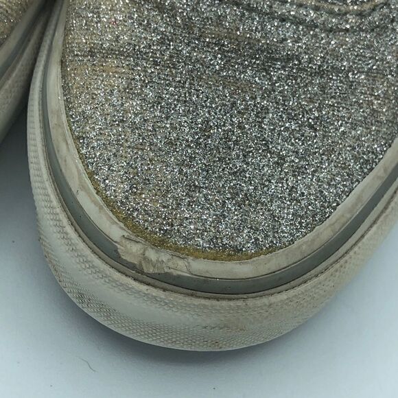 Classic Low Top Silver Glitter Vans - Picture 5 of 10